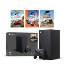 Microsoft Xbox Serie X - Forza Horizon Bundle, 1 TB, schwarz - Spielkonsole